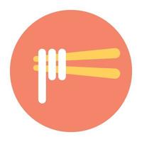 Trendy Chopsticks Concepts vector