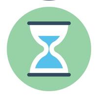 Trendy Hourglass Concepts vector