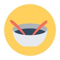 Trendy Soup Concepts vector