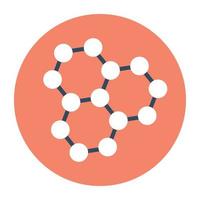 Trendy Molecule Concepts vector