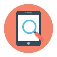 Mobile Search Concepts vector