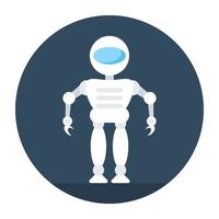 Trendy Humanoid Robot vector