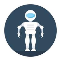 Trendy Humanoid Robot vector