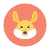 Trendy Hare Concepts vector