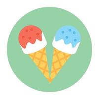 Ice Cone Concepts vector