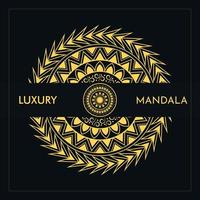 Luxury mandala seamless pattern background Pro Vector in illustration