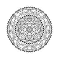 mandalas de flores. elementos decorativos antiguos. patrón oriental, ilustración vectorial. fondo dibujado a mano. islam, árabe, motivos indios otomanos vector