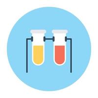 Trendy Test Tubes vector