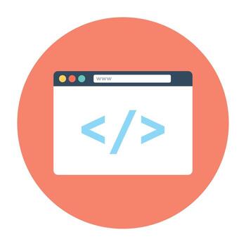 conceptos de codificación htmlw vector