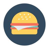 Trendy Burger Concepts vector