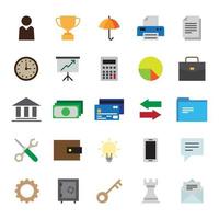 Color icon for business and finance work