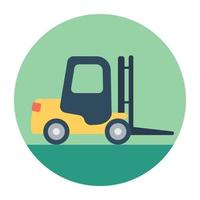 Trendy Forklift Concepts vector