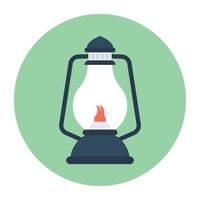 Flame Lantern Concepts vector