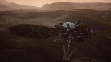 Insight Mars exploring the surface of red planet photo