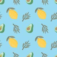 summer seamless cute elements vector