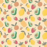 cute things tropical seamless design vector