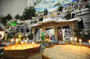 Christmas nativity crib sets photo