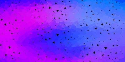 Light blue, red vector poly triangle texture.