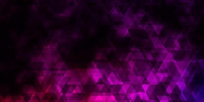 diseño de vector rosa claro con líneas, triángulos.