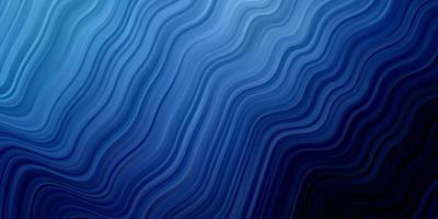 Dark BLUE vector template with lines.