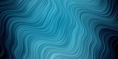 Dark BLUE vector background with wry lines.