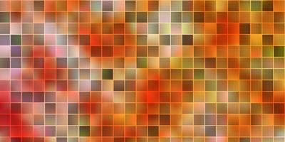 Light Orange vector pattern in square style.