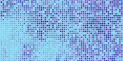 Fondo de vector rosa claro, azul con círculos.