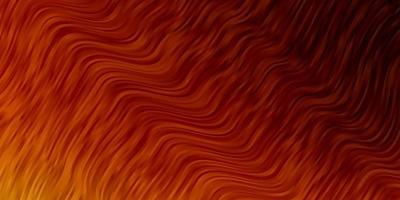 Light Orange vector pattern with lines.
