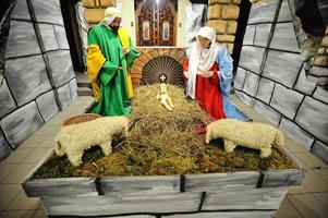 Christmas nativity crib sets photo