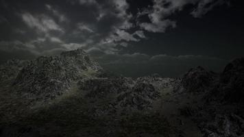 Huge Dark Clouds over Scottish Highlands photo