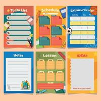 School Journal Template vector