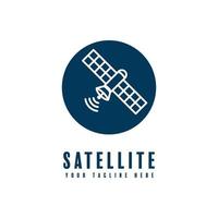 satellite silhouette vector design