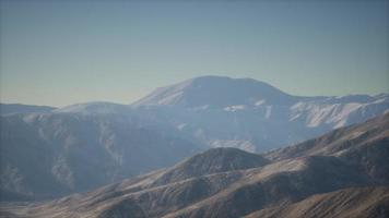 Mountains landscape in Afghanistan at sunset photo