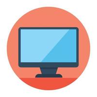 Trendy Monitor Concepts vector