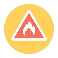 Fire Warning Concepts vector