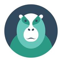 Trendy Gorilla Concepts vector