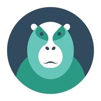 Trendy Gorilla Concepts vector