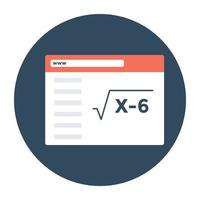 Square Root Concepts vector