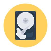 Hard Disk Concepts vector