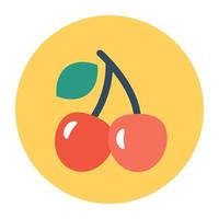 Trendy Cherry Concepts vector