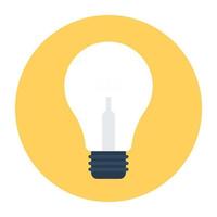 Trendy Bulb Concepts vector