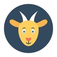 Trendy Goat Concepts vector