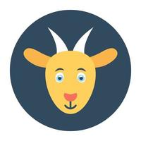 Trendy Goat Concepts vector