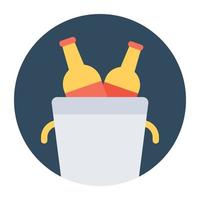 Wine Bucket Concepts vector