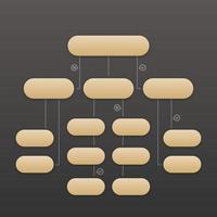 flowchart template, vector elements