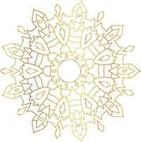 Royal Mandala design with golden gradient, background, pattern vector