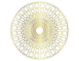 Mandala Art with golden gradient, designing, background, vector