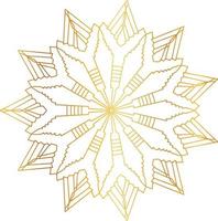 diseño de mandala real con degradado dorado, fondo, patrón vector