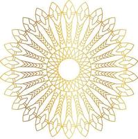 Royal Mandala design with golden gradient, background, pattern vector