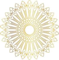 Royal Mandala design with golden gradient, background, pattern vector